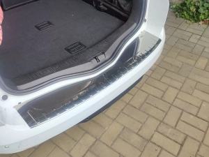 Накладка на задний бампер Renault Megane IV (16-) Универсал - Carmos 7