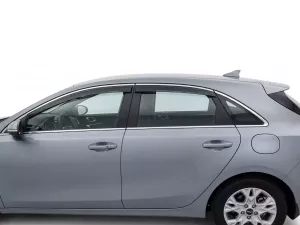 Дефлектори вікон Kia Cee'd III (CD; 18-) Хетчбек - Niken (з хром молдингом) 4
