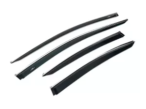 Дефлекторы окон Hyundai Sonata LF (14-19) - Hic (с хром молдингом) 4