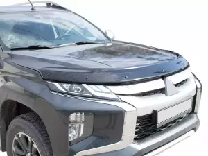 Дефлектор капота Mitsubishi L200 V (19-23) рестайлинг - Cappafe 6