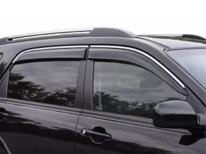 Дефлектори вікон Kia Sportage II (JE; 04-10) - Niken (з хром молдингом) 5