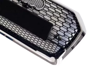 Решётка радиатора Audi Q5 II (FY; 17-21) - RS стиль (хром) 4