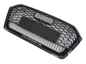 Решётка радиатора Audi Q5 II (FY; 17-21) - RS стиль (чёрная) 3