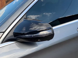 Накладки на дзеркала MB W247 W205 W213 W222 X253 C253 - AMG стиль (чорні) 6