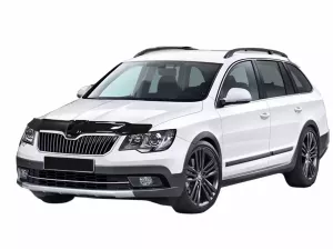 Дефлектор капота Skoda Superb II (3T; 13-15) - Cappafe 8