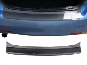 Накладка на задній бампер BMW 3 F30 (12-19) - ABS (чорна)