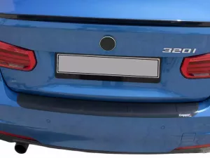 Накладка на задній бампер BMW 3 F30 (12-19) - ABS (чорна) 4