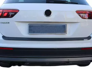 Накладка на задній бампер VW Tiguan II / Allspace (16-23) - ABS (чорна) 5