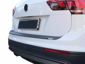 Накладка на задній бампер VW Tiguan II / Allspace (16-23) - ABS (чорна) 7