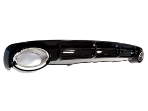 Дифузор заднього бампера Audi A6 C7 (11-14) - RS6 стиль (чорний) 7