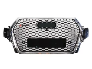 Решітка радіатора Audi Q7 II (4M; 16-20) - RSQ7 стиль (хром)