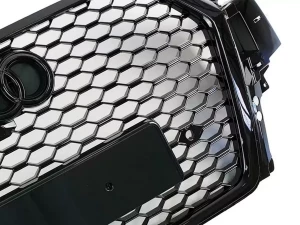 Решітка радіатора Audi Q7 II (4M; 16-20) - RSQ7 стиль (чорна) 4