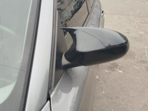 Накладки на зеркала BMW 1 E87 / E81 (04-11) - M-стиль (чёрные) 5