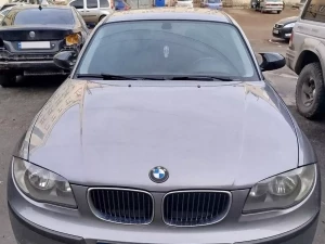 Накладки на зеркала BMW 1 E87 / E81 (04-11) - M-стиль (чёрные) 7