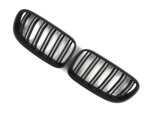Решётка BMW E92 / E93 LCI (10-13) - двойные рёбра (матовая) 3