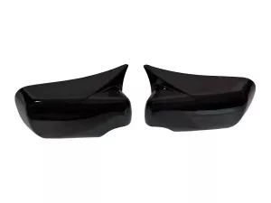 Накладки на зеркала BMW 5 E39 (95-04) - M-стиль (чёрные) 3