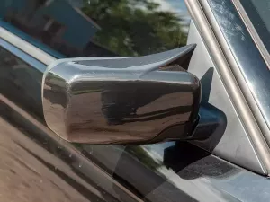 Накладки на зеркала BMW 5 E39 (95-04) - M-стиль (чёрные) 5