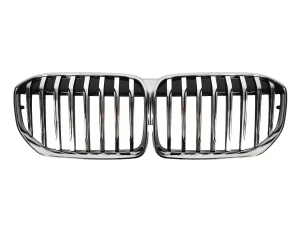 Решітка BMW 7 G11 / G12 LCI (19-22) - одинарні ребра (хром)