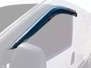 Дефлектори вікон Fiat Doblo II (10-22) / Opel Combo D - Niken (хром молдинг)