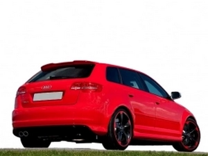 Спойлер Audi A3 II (8P; 03-12) 5D Sportback - RS3 стиль 4