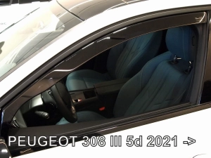 Дефлекторы окон Peugeot 308 III (P5; 21-) Универсал - Heko (вставные) 3