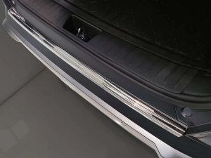 Накладка на бампер Hyundai Kona II / N-Line (SX2; 23-) - Avisa (серебряная) 4