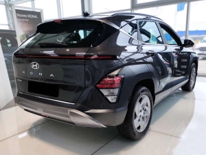 Накладка на бампер Hyundai Kona II / N-Line (SX2; 23-) - Avisa (серебряная) 7