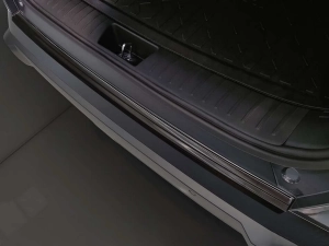 Накладка на бампер Hyundai Kona II / N-Line (SX2; 23-) - Avisa (чёрная) 4