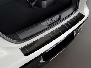 Накладка на бампер Peugeot 308 III (P5; 21-) Хэтчбек - Avisa (чёрная) 4
