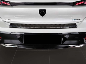 Накладка на бампер Peugeot 308 III (P5; 21-) Хэтчбек - Avisa (чёрная) 6