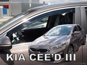 Дефлекторы окон Kia Ceed III (CD; 18-) Хэтчбек - Heko (вставные) 3