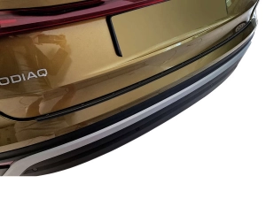 Накладка на бампер Skoda Kodiaq II (24-) - Avisa (чорний графіт) 6