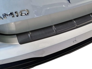 Накладка на задній бампер Skoda Kamiq (24-) рестайлінг - Avisa (чорний графіт) 4