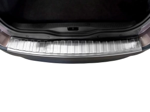 Накладка бампера Renault Scenic III (09-16) - Avisa (срібна) 3