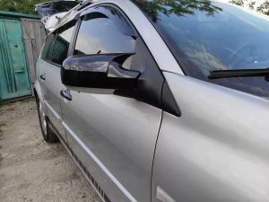 Накладки на зеркала Renault Megane II Clio III Scenic II / Grand - Bat-стиль (чёрные) 6