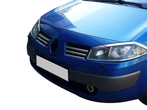 Хром на решётку радиатора Renault Megane II (02-06) 4