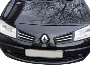 Хром на решётку радиатора Renault Megane II (06-09) 4