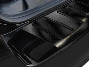 Накладка на бампер Peugeot 508 I (W23; 10-18) Універсал - Avisa (чёрный графит) 2