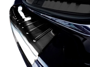 Накладка на бампер Peugeot 508 II (R83; 19-) Універсал - Avisa (чорний графіт) 2