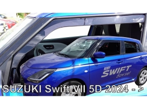 Дефлекторы окон Suzuki Swift VII (AOL; 24-) 5D - Heko (вставные) / LSE 3