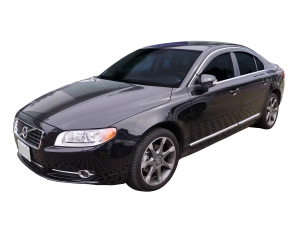 Дефлектори вікон Volvo S80 (06-16) - Hic (з хром молдингом) 4