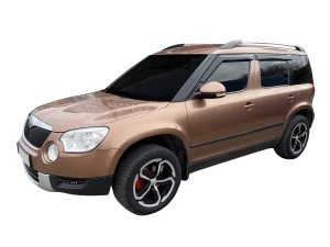 Дефлектори вікон Skoda Yeti (09-17) - Hic (накладні) 4