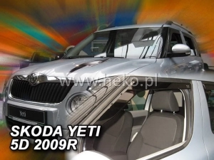 Дефлектори вікон Skoda Yeti (09-17) - Heko (вставні) 3