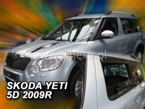 Дефлектори вікон Skoda Yeti (09-17) - Heko (вставні) 4