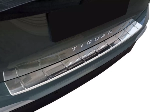 Накладка на задний бампер VW Tiguan III (24-) - Avisa (серебряная) 4