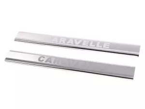 Накладки на дверные пороги VW T4 Caravelle (90-03) - Carmos