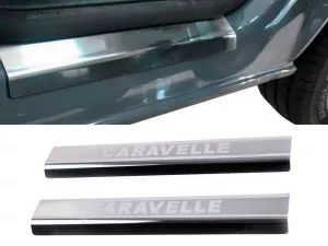 Накладки на дверні пороги VW T5 Caravelle (03-15) - Carmos