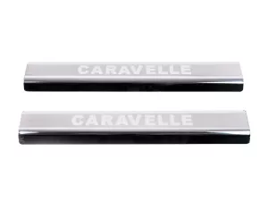 Накладки на дверні пороги VW T5 Caravelle (03-15) - Carmos 2
