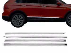 Хром молдинги на двери VW Tiguan Allspace (17-23) - Carmos