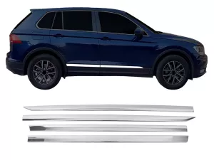 Хром молдинги на двери VW Tiguan Allspace (17-23) - Omsa